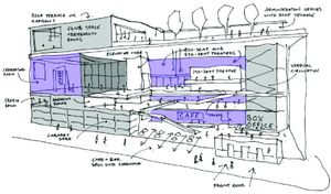 2015년 이후 변경된 세계 무역 센터 공연예술센터.