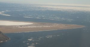 갬벨 집락 원경