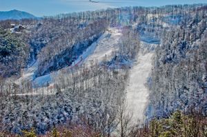 개틀린버그의 눈 덮인 오버 트레일