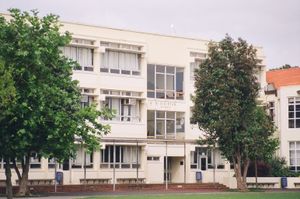Bro. B. E. Ryan building (built 1973) (2009)