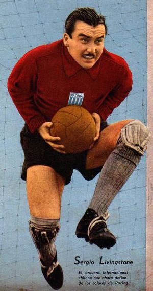 1943년 레이싱 클럽에서 플레이하는 리빙스톤