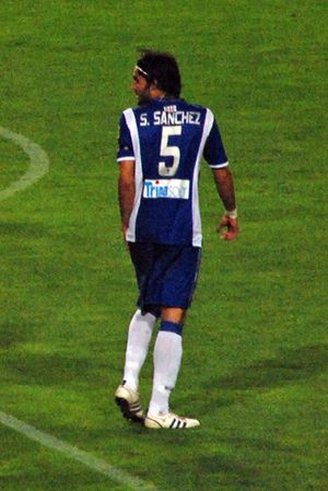 2009년 에스파뇰에서 뛰고 있는 산체스