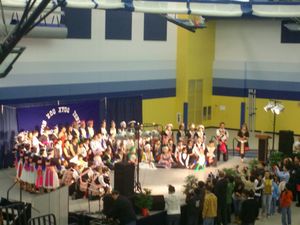 2010년 셰보이건 북 고등학교에서 개최된 셰보이건 몽족 설날