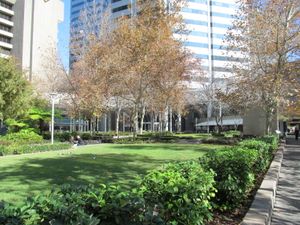 센트럴 파크 기단의 정원