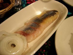 소금물에 절인 청어