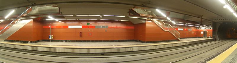 1번 승강장의 파노라마