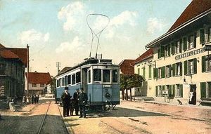 1905년 오버엔트펠덴의 AS 철도 차량