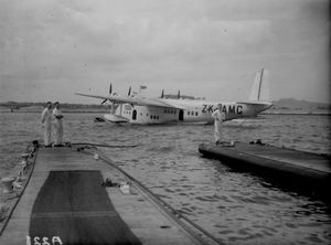 세 번째 태즈먼 제국 항공(TEAL) 항공기, ZK-AMC, 아와루아호, 1940년경