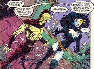 어메이징 스파이더맨 #392에서 캐리언과 슈리크. 마크 배글리의 그림.