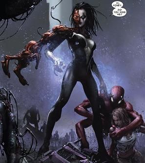 카니지 #4에서 심비오트 강화 슈리크. 클레이턴 크레인의 그림.