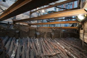 2014년 노출된 슬라브족 성채 언덕