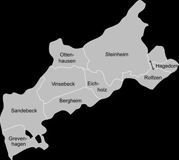 슈타인하임의 지구 지도