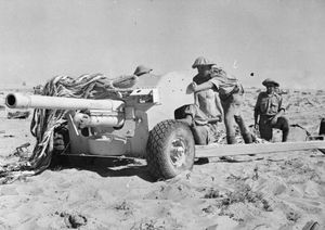 1942년 10월 29일 서부 사막의 6파운더 대전차포