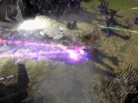 Supreme Commander는 플레이어가 화면에서 전체 지도를 볼 수 있을 정도로 멀리 줌 아웃할 수 있게 해준다.