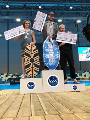 유럽 스킴보딩 컵