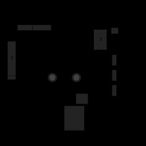 스킵잭급의 제어실; 선수가 상단에 있다.