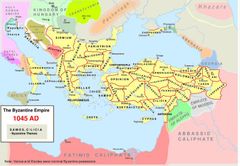 크로아티아 국왕 스테판 1세 치세의 크로아티아 왕국 (대략 1045년)