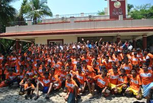 2014년 9월 고아에서 열린 스포르팅 고아 아카데미 선수들의 풀뿌리 프로그램