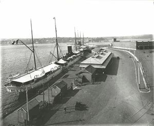 1906년경 이스트 서큘러 키의 해안가