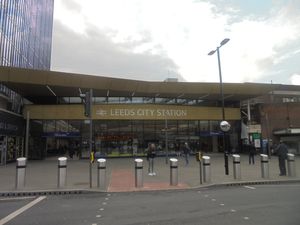 리즈 기차역(Leeds railway station), 도시에서 가장 붐비는 역