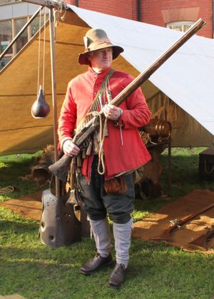 잉글랜드 총사를 고증한 코스프레