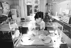 1989년 베를린 오스카-지텐 병원 어린이 병원