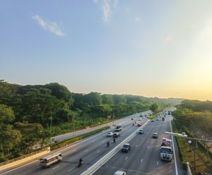 셀레타 고속도로(Seletar Expressway)의 일부 구간