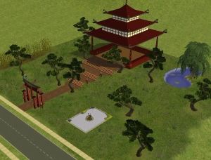 휴가 지역의 "비밀 부지"인 그림자 속의 파고다