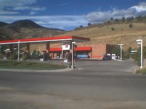 콜로라도 주 모리슨의 주유소 "써클 K"