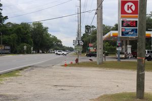 코네티컷 주 페어필드 군 대리언의 주유소 "써클 K"