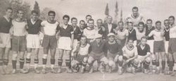 1939년 컵 결승전에서 AEK와 PAOK 선수들