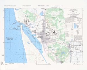 1945년 쓰치자키 지도