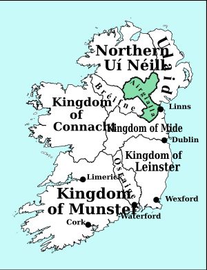 대략 900년경 아르길라 위치