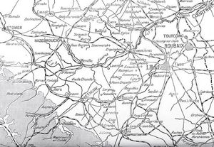 Douai–Lille area, 1914}}