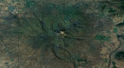 아라가츠산, 지형도