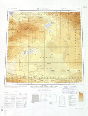 국제 세계 지도 (1961)에서 알타이(CH'ENG-HUA로 표시됨) 및 주변 지역 지도