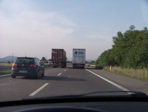 포촐로 포르미가로 근처의 아우토스트라다 A7