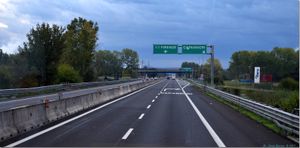 카판노리 근처의 아우토스트라다 A11