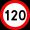 최고 시속 120km/h