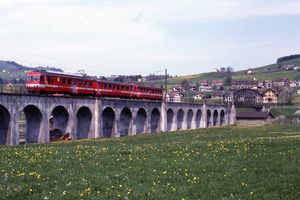 2011년 BDeh 4/4 세트, 아펜첼 근교의 지터 고가교