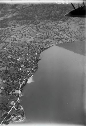 발터 미텔홀저가 촬영한 600m 상공에서의 항공 사진(1919년)