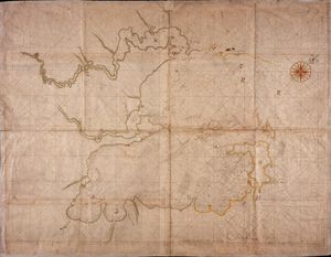 17세기 말 알고아 만 지도