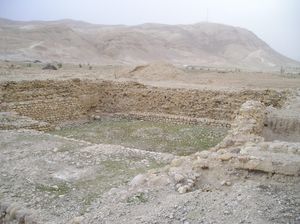 알렉산드로스가 건설한 것으로 추정되는 하스몬 왕궁 근처 예리코의 수영장