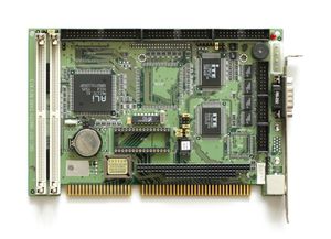 알리 M6117 및 PC104 커넥터가 있는 ISA 슬롯 싱글 보드 컴퓨터 카드