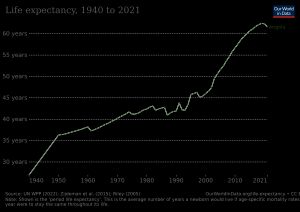 기대 수명 발달