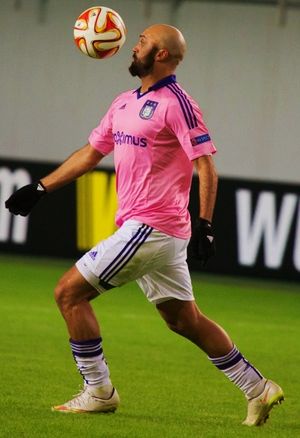 2015년 안데를레흐트에서 뛰고 있는 반덴 보르