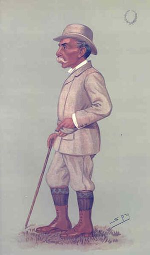 오스틴은 1896년 배니티 페어에서 스파이의 캐리커처를 받았다.