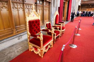 런던 길드홀에 있는 런던 시장의 왕좌