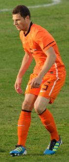 피터르스, 네덜란드 국가대표팀 경기 중 모습