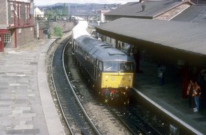 뉴포트 기차역에서 대기 중인 기차, 1995년 9월 2일